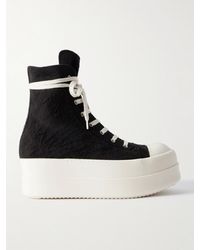Rick Owens - Double Bumper Exaggerated-Sole Plush Sneakers - Lyst