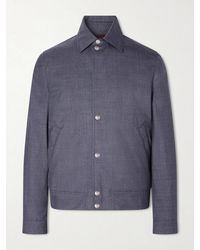 Brunello Cucinelli - Virgin Wool Blouson Jacket - Lyst