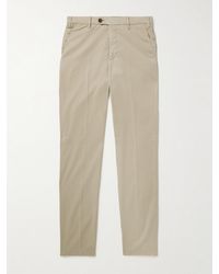 Canali - Hose aus einer Stretch-Lyocell-Baumwollmischung in Stückfärbung - Lyst