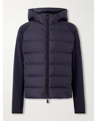 Moncler - Hooded Quilted Shell And Polartec Power Stretch Pro Ski Mid-Layer - Lyst