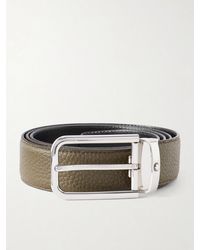 Montblanc - 3.5Cm Full-Grain Leather Belt - Lyst