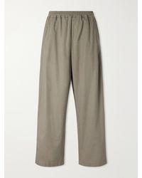 A Kind Of Guise - Wewa Wide-Leg Lyocell, Cotton Linen-Blend Trousers - Lyst
