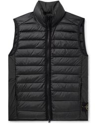Stone Island - Logo-Appliquéd Quilted Shell Down Gilet - Lyst