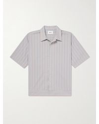 NN07 - Reed 5322 Striped Supima Cotton-Poplin Shirt - Lyst