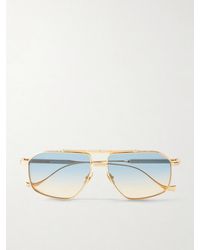 Cutler and Gross - 1424 Aviator-Style-Tone Sunglasses - Lyst