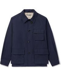 dunhill - Twill Shirt Jacket - Lyst