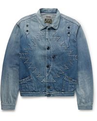 Kapital - Thunderbird Panelled Denim Blouson Jacket - Lyst