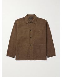 Beams Plus - Mil Linen And Cotton-Blend Chore Jacket - Lyst