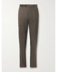 Caruso - Slim-Fit Wool-Twill Suit Trousers - Lyst