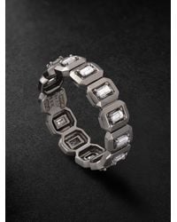 SHAY - Bezel & Beyond 18-Karat Blackened Diamond Ring - Lyst