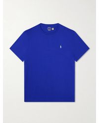 Polo Ralph Lauren - Logo-Embroidered Cotton-Jersey T-Shirt - Lyst