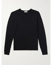 John Smedley - Hatfield Slim-fit Sea Island Cotton Sweater - Lyst