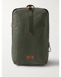 master-piece - Bump L Canvas And Leather-Trimmed Cordura Nylon Backpack - Lyst