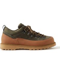 Diemme - Throwing Fits Roccia Basso Rubber-trimmed Suede Hiking Boots - Lyst