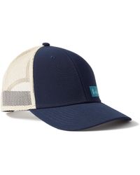 COTOPAXI - Logo-appliquéd Recycled-canvas And Mesh Trucker Cap - Lyst