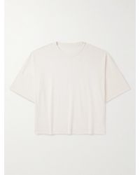 STÒFFA - T-Shirt aus Baumwoll-Piqué - Lyst
