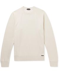 Tom Ford - Garment-dyed Cotton-jersey Sweatshirt - Lyst