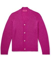 The Elder Statesman - Nimbus Cashmere And Cotton-Blend Cardigan - Lyst