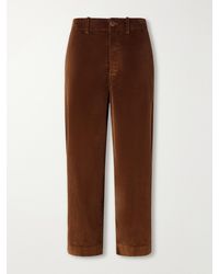 Casey Casey - Albello Straight-Leg Cotton-Corduroy Trousers - Lyst