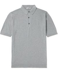 John Smedley - Roth Slim-fit Sea Island Cotton-piqué Polo Shirt - Lyst