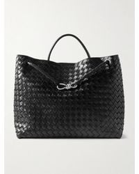 Bottega Veneta - Andiamo Large Intrecciato Leather Tote Bag - Lyst