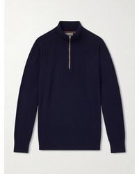 N.Peal Cashmere - Carnaby Organic Cashmere Half-Zip Sweater - Lyst