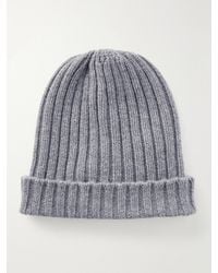 Thom Sweeney - Ribbed Cashmere Beanie - Lyst