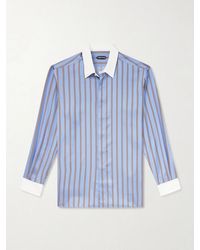 Tom Ford - Striped Silk Shirt - Lyst