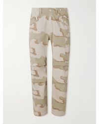 Aimé Leon Dore - Wide-Leg Camouflage-Print Cotton-Twill Cargo Trousers - Lyst