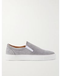 MR P. - Regenerated Suede By Evolo® Slip-on Sneakers - Lyst