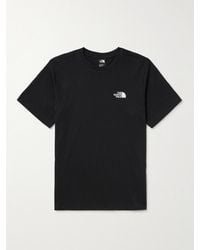 The North Face - T-shirt in jersey di cotone con logo Simple Dome - Lyst