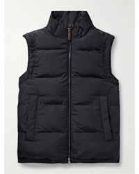 Canali - Padded Quilted Shell Gilet - Lyst