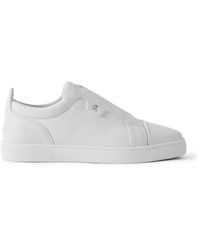 Christian Louboutin - St Louis Leather Slip-On Sneakers - Lyst