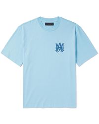 Amiri - Ma Logo T-shirt In Air Blue - Lyst