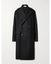 Dries Van Noten - Oversized Double-breasted Wool-blend Twill Coat - Lyst