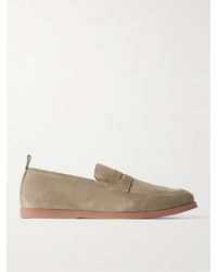 MR P. - Leo Suede Penny Loafers - Lyst