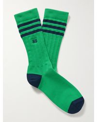 adidas - X Wales Bonner colour-block socks - Lyst