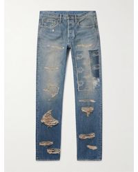 Kapital - Monkey Cisco Speakeasy Slim-Fit Distressed Denim Jeans - Lyst