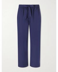 Tekla - Straight-Leg Organic Cotton-Poplin Pyjama Trousers - Lyst