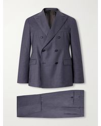 Slowear - Incotex Double-Breasted Virgin Wool Batavia Suit - Lyst
