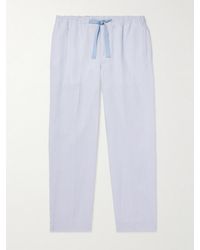Orlebar Brown - Alex Tapered Linen Drawstring Trousers - Lyst