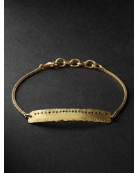Elhanati - Mezuzah Armband aus Gold mit Diamanten - Lyst