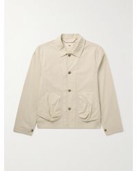 Folk - Prism Crinkled Cotton-blend Poplin Jacket - Lyst