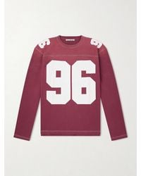 Acne Studios - Exfold Printed Cotton-Jersey T-Shirt - Lyst