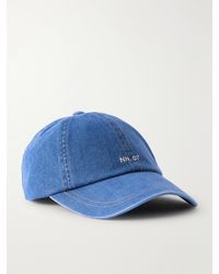 NN07 - Logo-Embroidered Denim Baseball Cap - Lyst