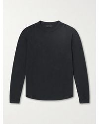 Les Tien - Thermal Waffle-Knit Cotton-Blend Sweater - Lyst