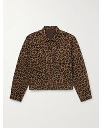 Kapital - Leopard-Print Brushed Cotton-Blend Twill Jacket - Lyst