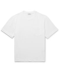 Altea - Cotton-jersey T-shirt - Lyst