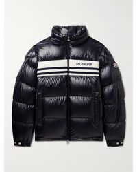 Moncler - Skarsting Quilted Shell And Logo-embroidered Jacquard-knit Down Jacket - Lyst