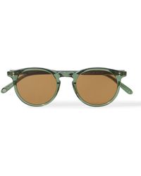 Garrett Leight - Carlton Sun Round-frame Acetate Sunglasses - Lyst